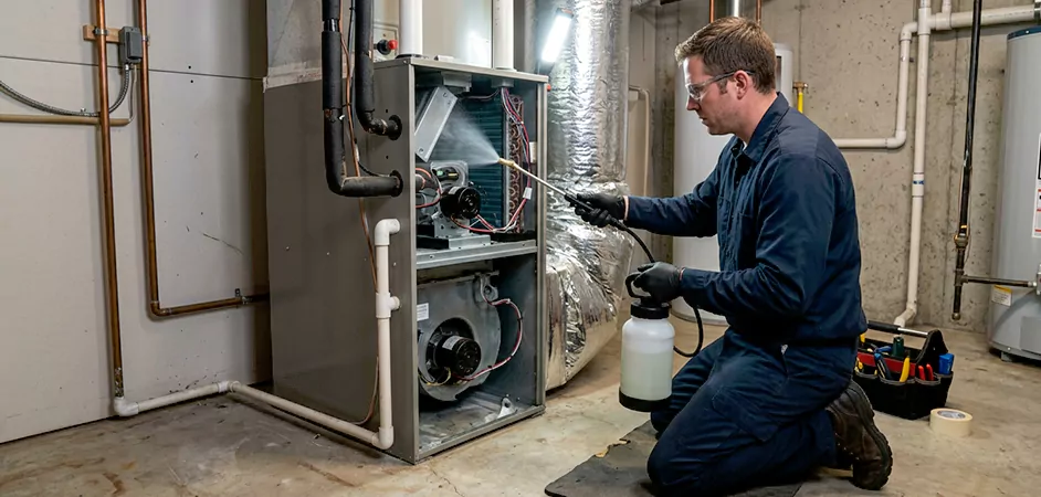 Air Handler Antimicrobial Treatment in Lakewood Township