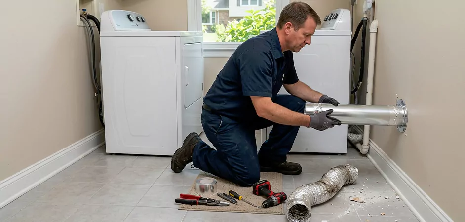 Dryer Vent Replacement in Lakewood Township