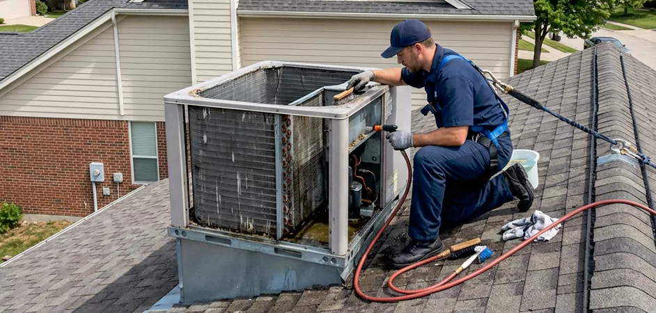 Rooftop Unit Cleaning in Lakewood Township