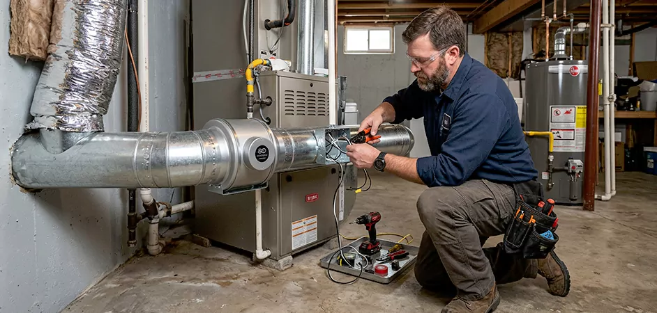 Booster Fan Installation in Lakewood Township
