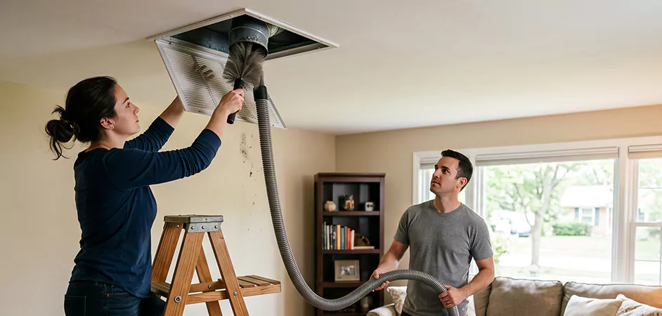 Roof and Wall Exhaust Cap Cleaning in Lakewood Township
