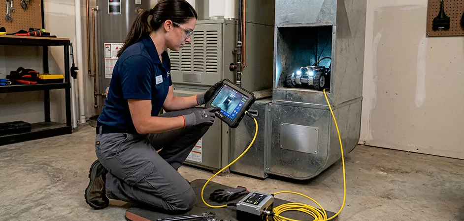 Robotic Duct Inspection in Lakewood Township