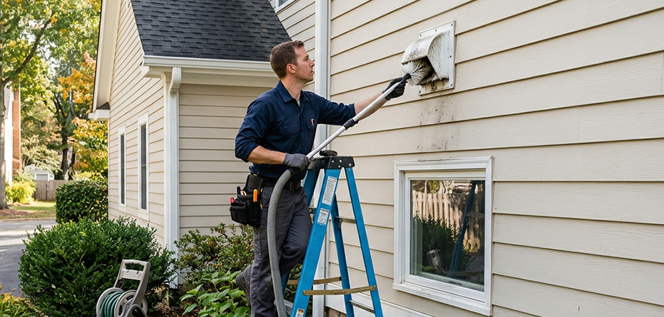 Exterior Vent Cap Cleaning in Lakewood Township